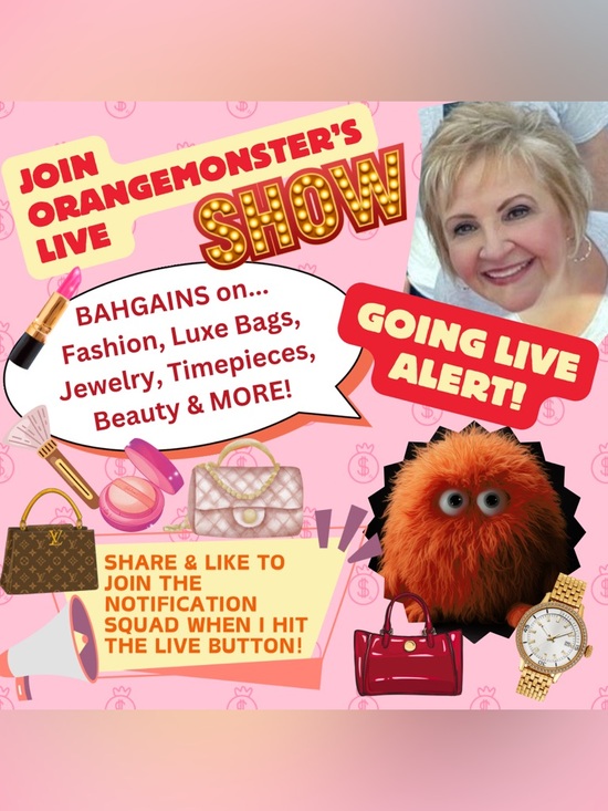 CHANEL Handbags - 🧡👹🧡I’M LIVE! ORANGEMONSTER’S BAHGAINS 📣 CHECK IT OUT! READ SHOW RULES 🤗 Promo
